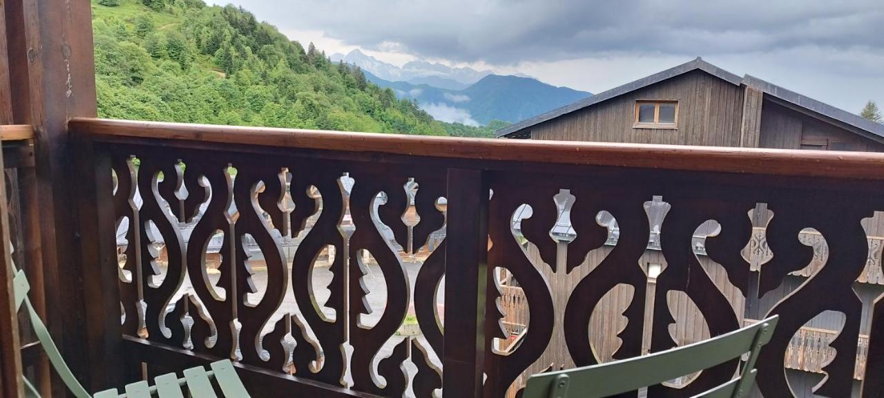 Pleine Nature Pied Pistes Piscine Chauffee Ustou Exterior foto