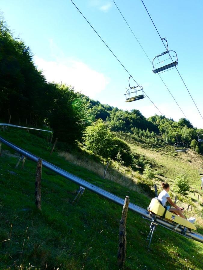 Pleine Nature Pied Pistes Piscine Chauffee Ustou Exterior foto